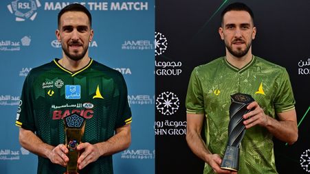 كونستانتيونس فورتونيس عاد من القصيم بجائزتي أفضل لاعب في الشهر ورجل المباراة