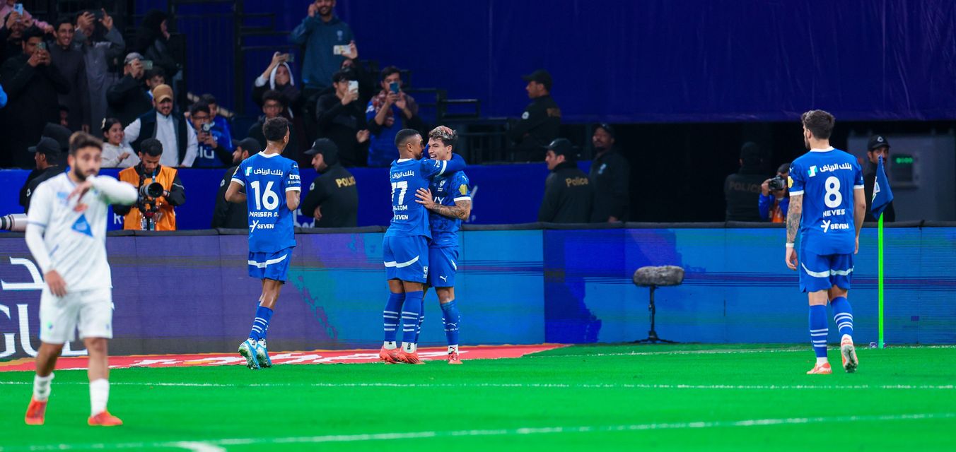 سجل الهلال الرقم القياسي من الأهداف في مرمى الفتح