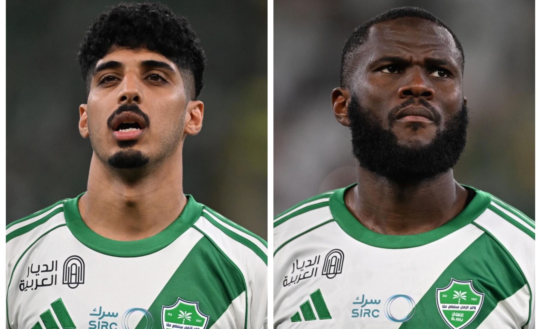 Al Ahli pair Ziyad Al Johani and Franck Kessie