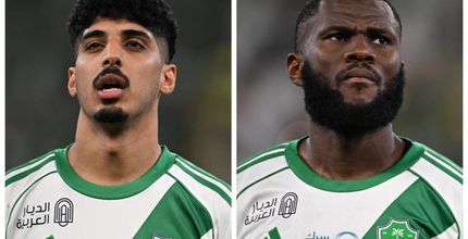 Al Ahli pair Ziyad Al Johani and Franck Kessie