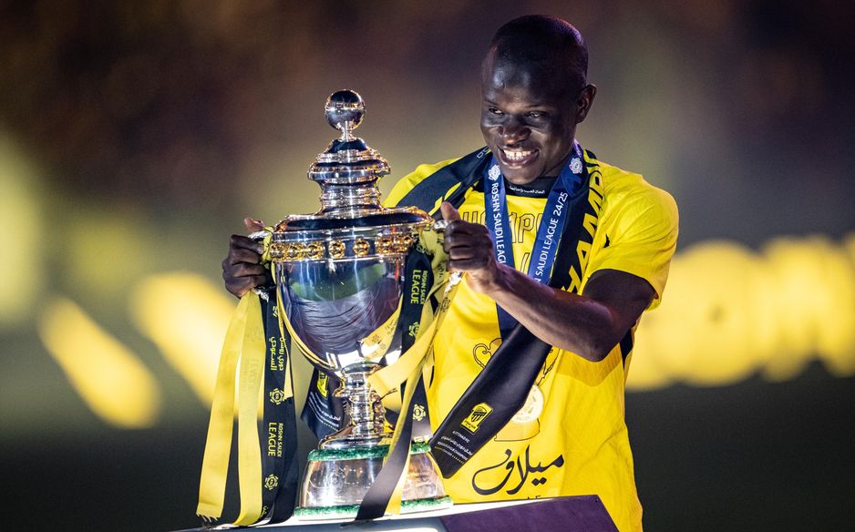 N'Golo Kante was integral to Al Ittihad's march to last season's RSL title