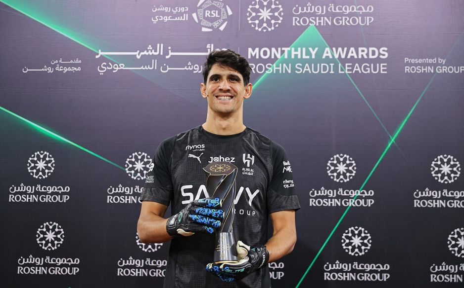 Al Hilal's Yassine Bono was named RSL Goalkeeper of the Month for October