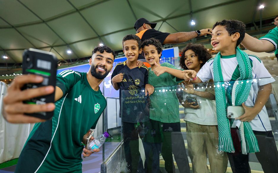 In a few short months, Saleh Abu Al Shamat has become a firm fam favourite at Al Ahli