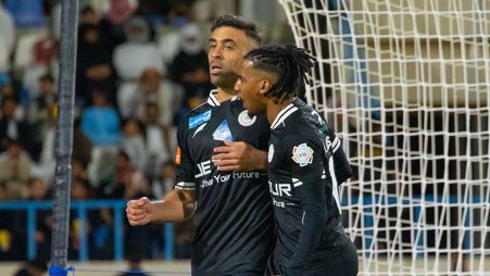 حمد الله يعلن عودته للتهديف في مواجهة الأخدود