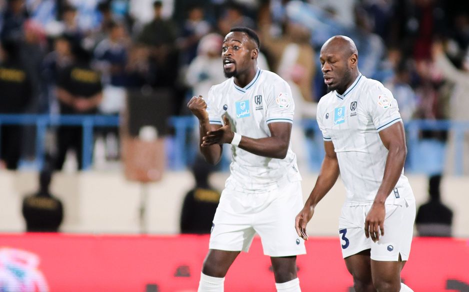 ظهرت لمحة بالكعب من النيجيري باسوغوغ في هدف خالد ناري بمرمى الشباب