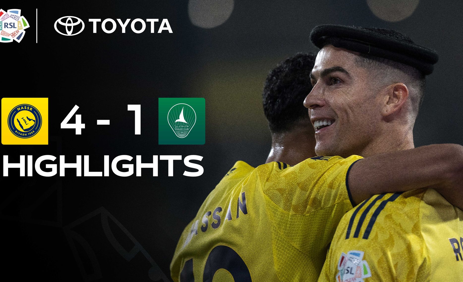 غلاف الملخص لمباراة النصر والخليج