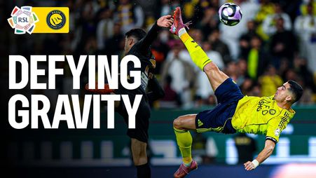 Ronaldo Defying Gravity