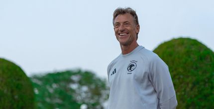 Saudi Arabia manager Herve Renard before 2025 FIFA Arab Cup