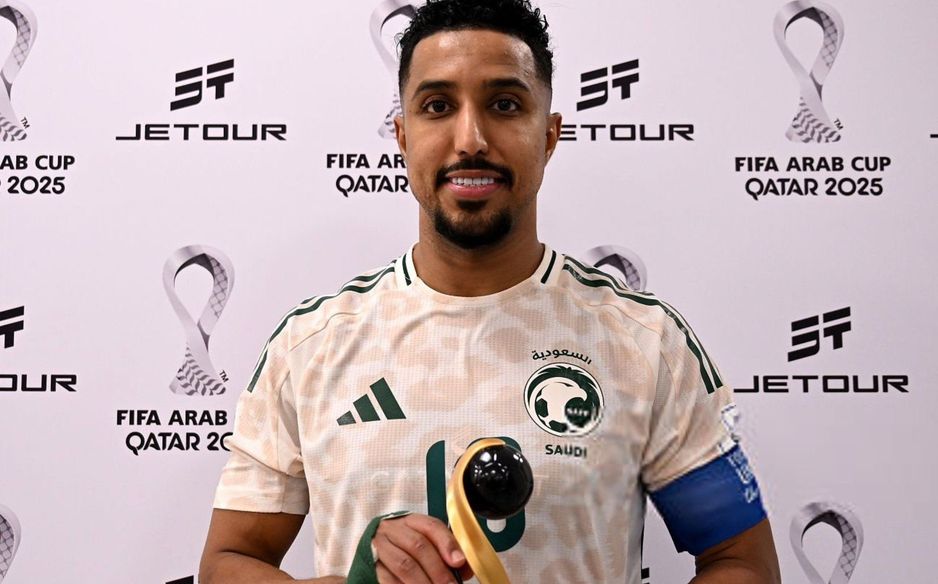 سالم الدوسري رجل مباراة السعودية وجزر القمر