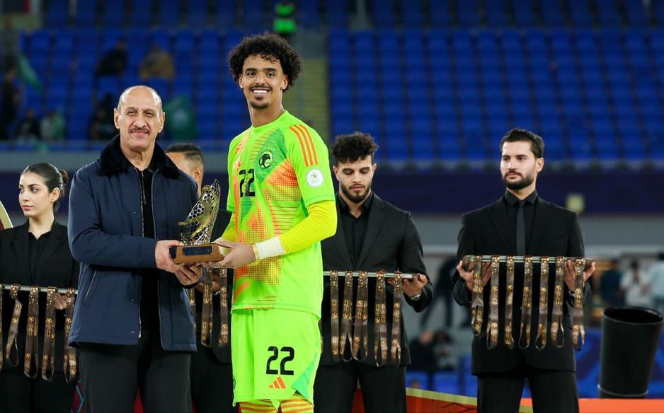 حامد الشنقيطي حافظ على نظافة شباكه في المباريات الأربعة التي شارك فيها بالبطولة