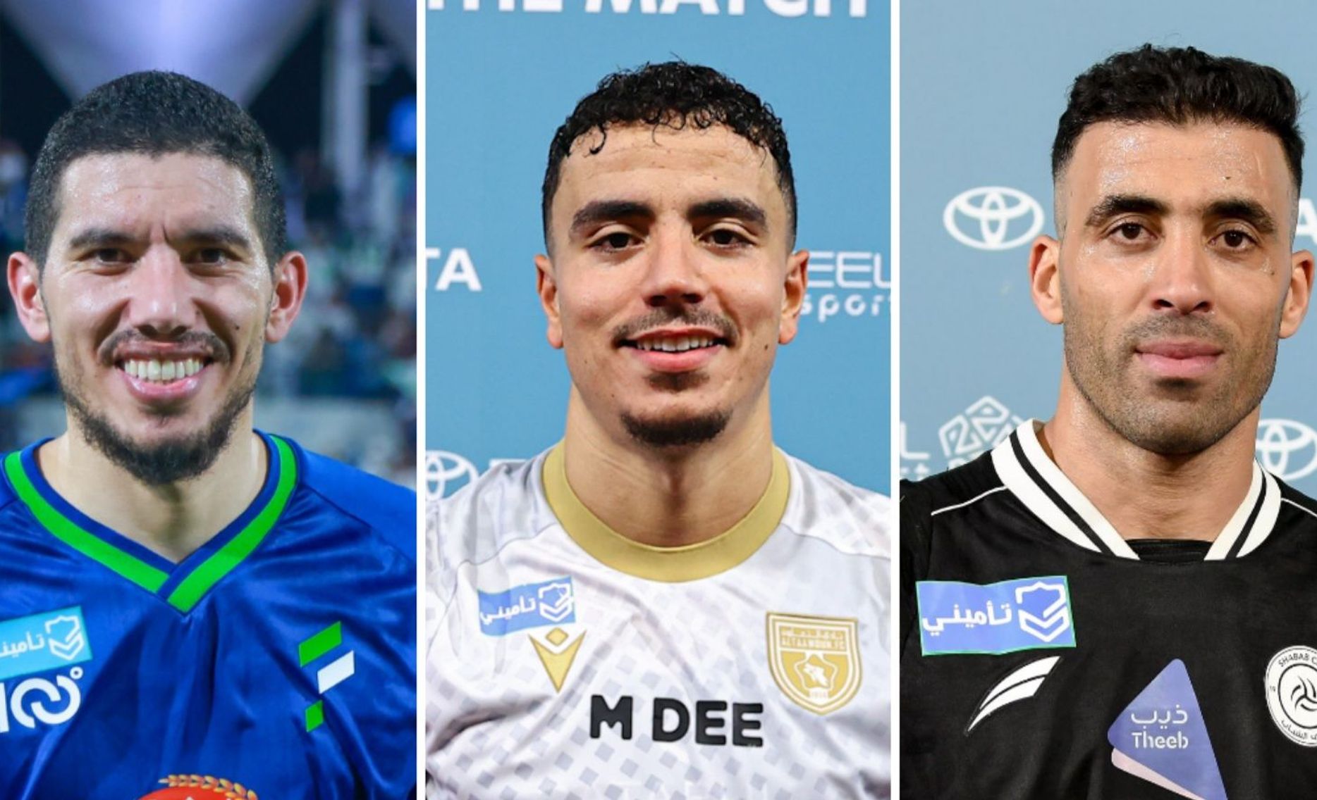 Marwane Saadane, Aschraf El Mahdioiu, Abderrazak Hamdallah thumb