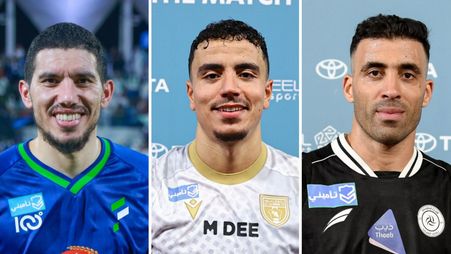 Marwane Saadane, Aschraf El Mahdioiu, Abderrazak Hamdallah thumb