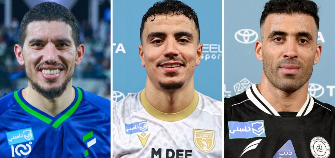 Marwane Saadane, Aschraf El Mahdioiu, Abderrazak Hamdallah thumb