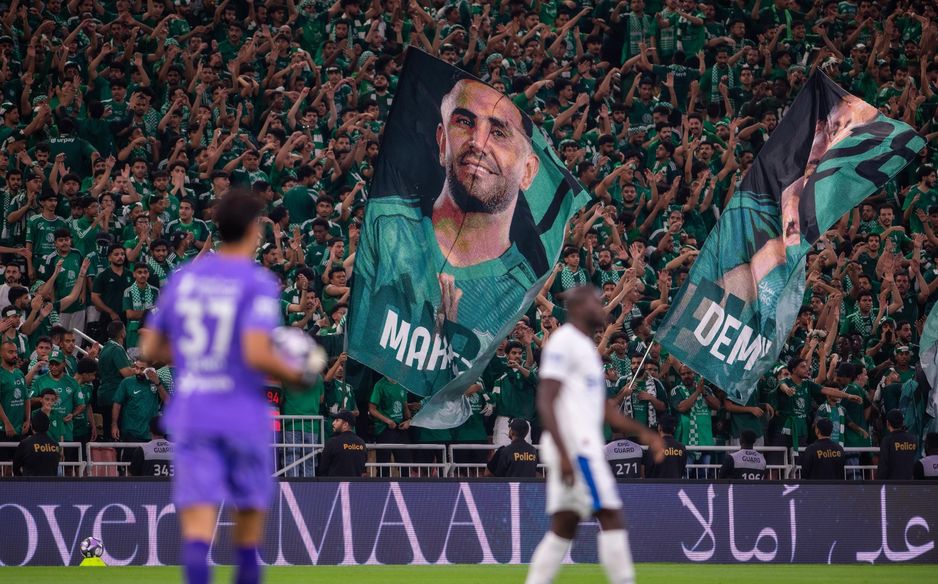 Riyad Mahrez is adored by the Al Ahli fans