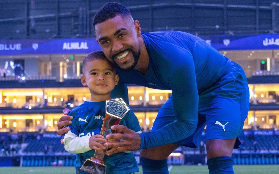 صنع مالكوم وسجل في مباراة الهلال والخليج