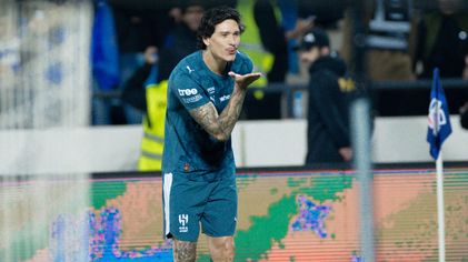 Darwin Nunez celebrates goal for Al Hilal at Damac