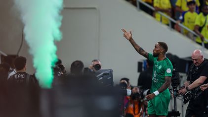 Al Ahli's Ivan Toney scores v Al Nassr 2