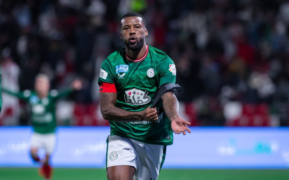 Georginio Wijnaldum scores for Al Ettifaq v Al Nassr