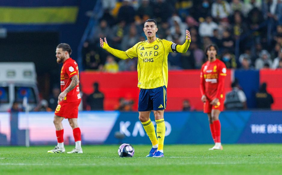Captain Cristiano Ronaldo converted a penalty to give Al Nassr hope v Al Qadsiah