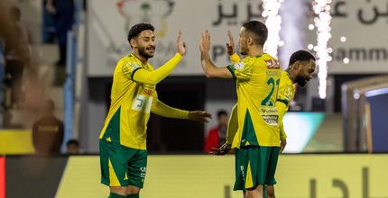 حسين السلطان اختتم الرباعية الخامسة للخليج في الدوري