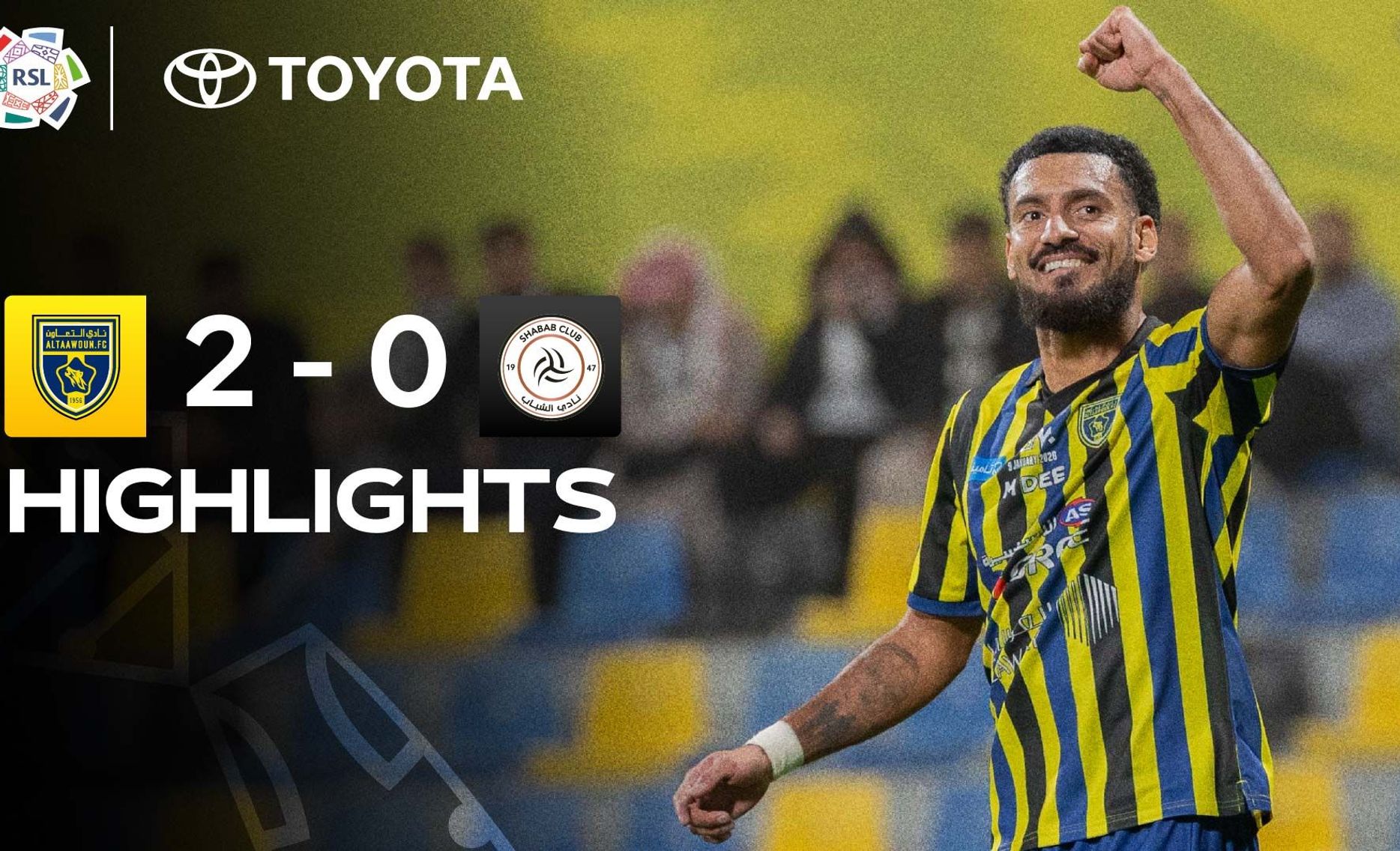 Al Taawoun 2-0 Al Shabab