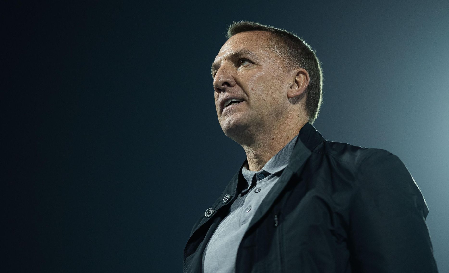 Al Qadsiah manager Brendan Rodgers v Al Fayha