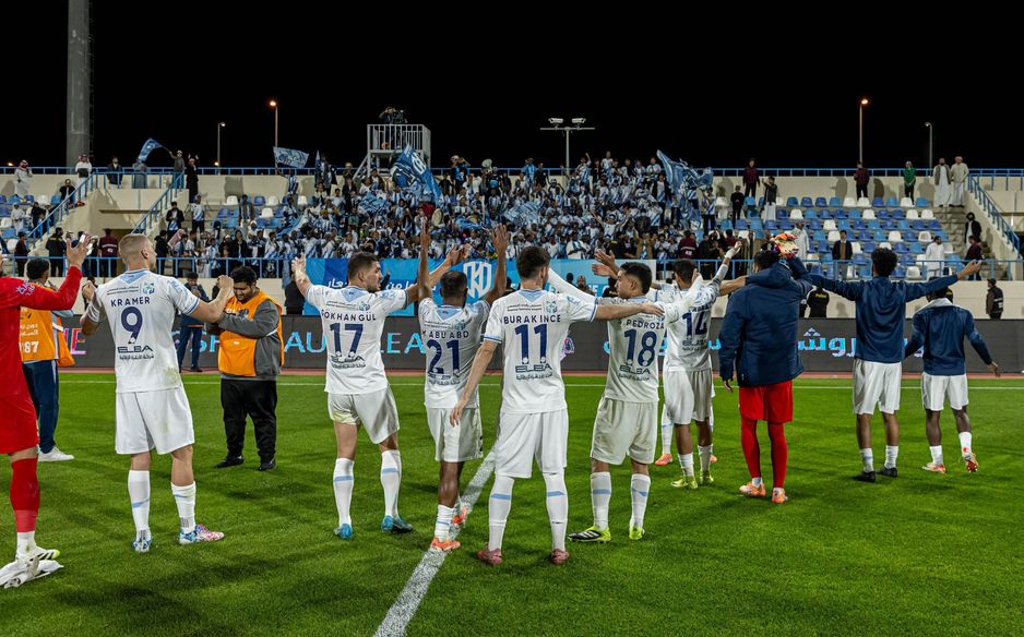 Al Okhdood celebrate Matchweek 15 victory at home to Al Kholood