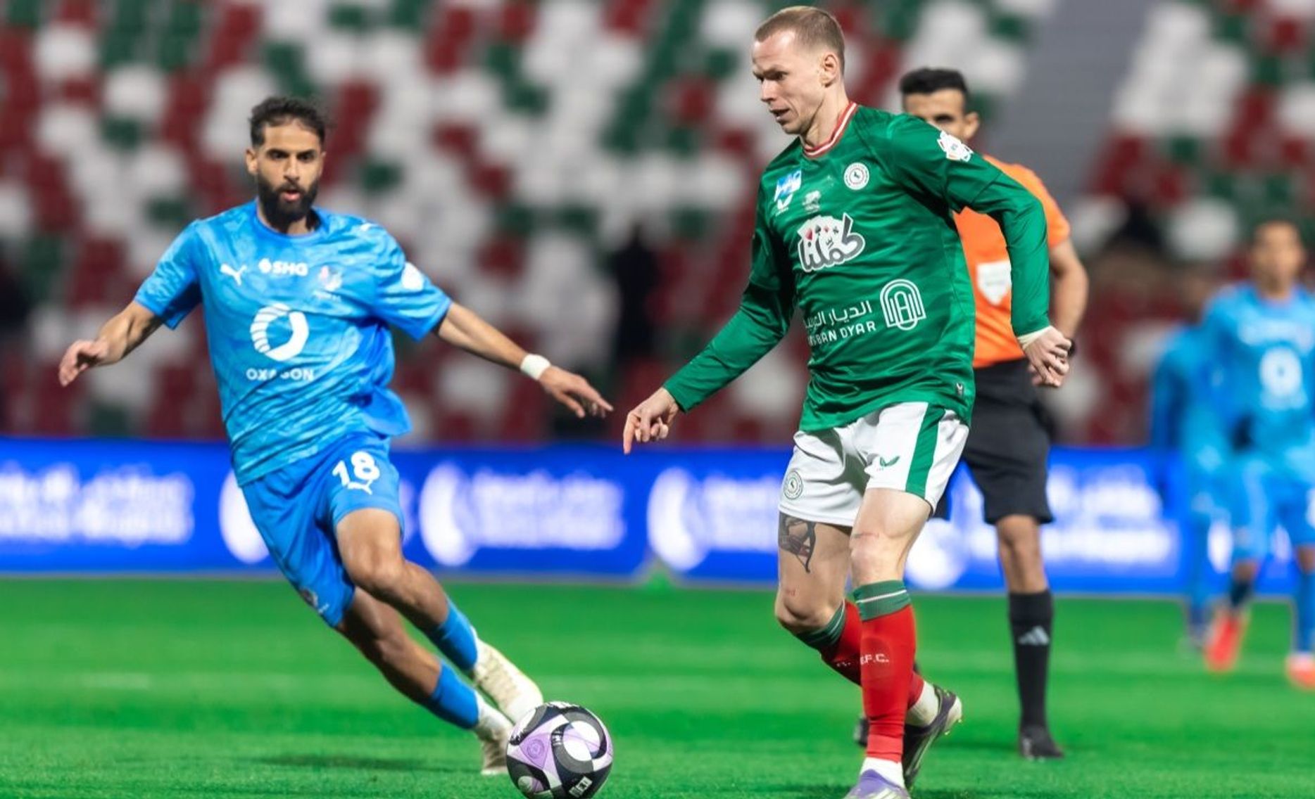 التعادل بدون أهداف يفرض كلمته في مواجهة الاتفاق ونيوم