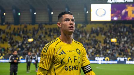 Al Nassr captain Cristiano Ronaldo v Al Taawoun