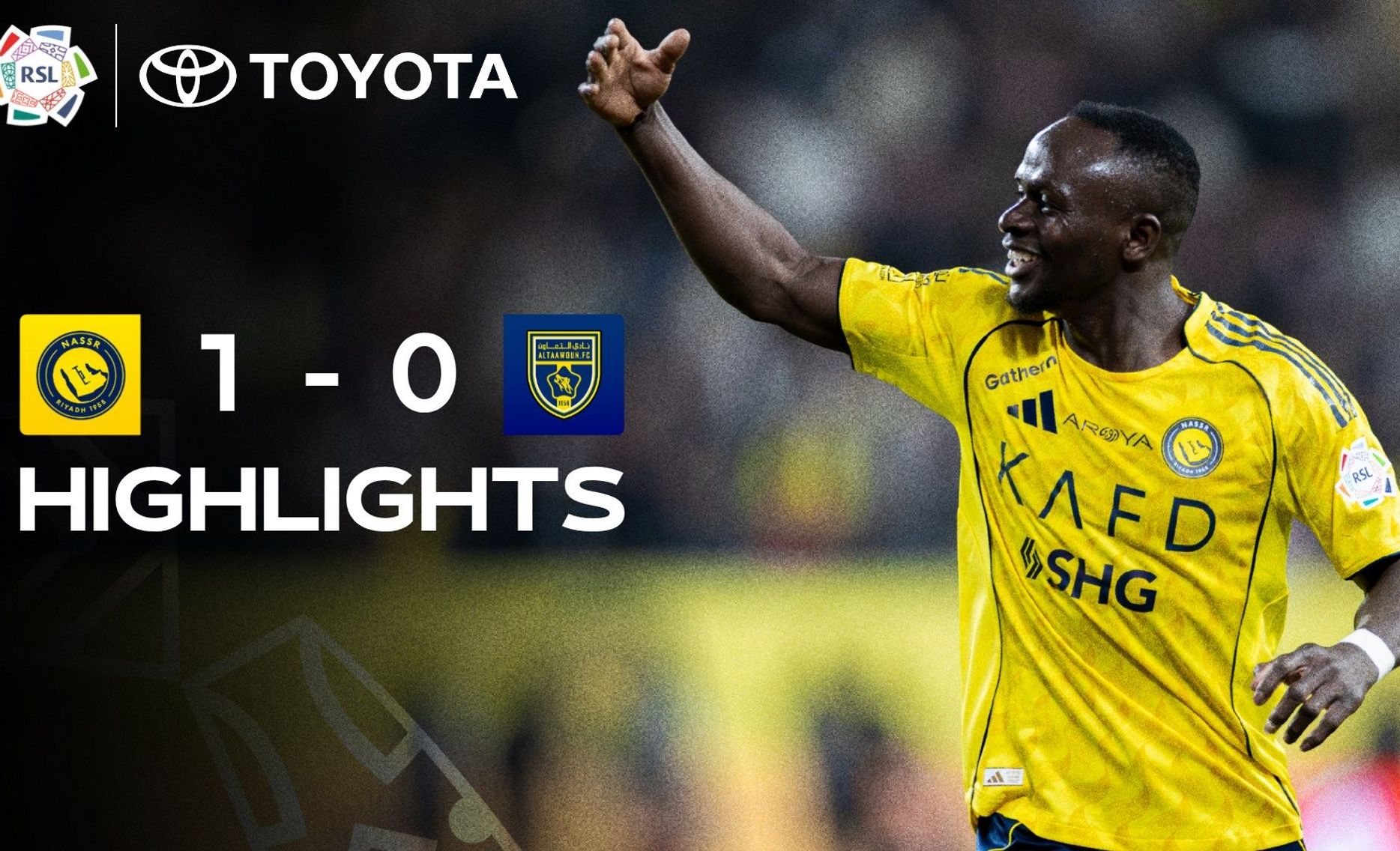 Al Nassr 1-0 Al Taawoun