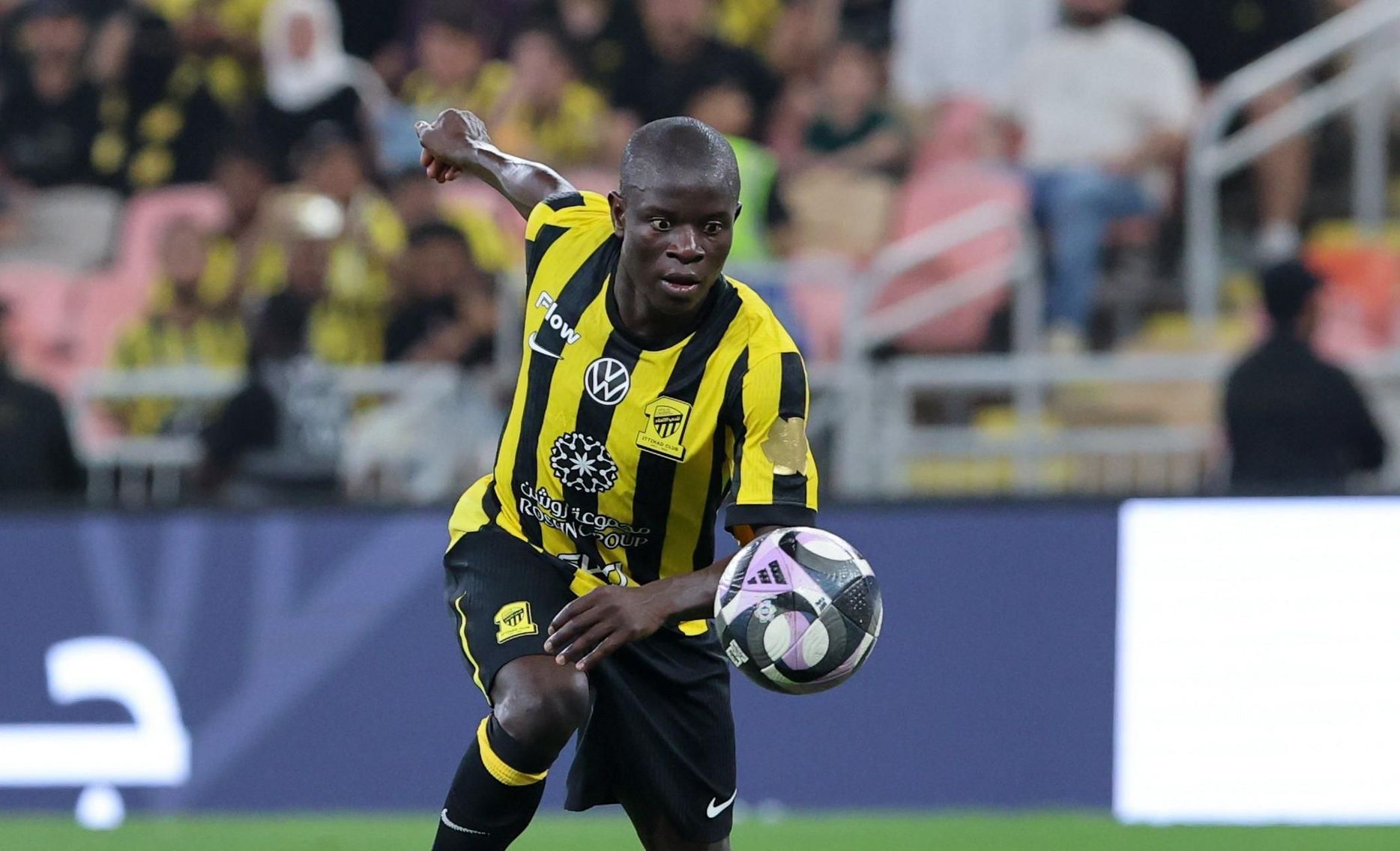 N'Golo Kante scores winner for Al Ittihad at home to Al Okhdood