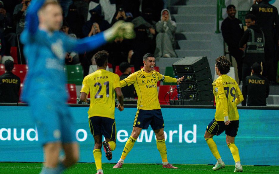 أنهى رونالدو بهدفه أمام الاتفاق سلسلة تهديفية من 9 مباريات شهدت 12 هدفًا