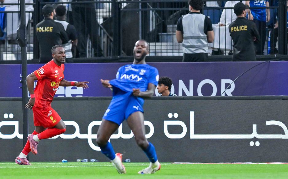 نجح كينونيس بالتسجيل في مباراة الدور الأول بمرمى الهلال في لقاء التعادل 2-2