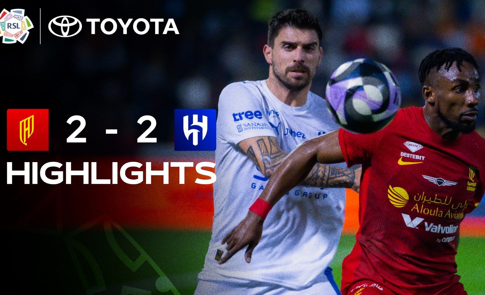 Al Qadsiah 2-2 Al Hilal