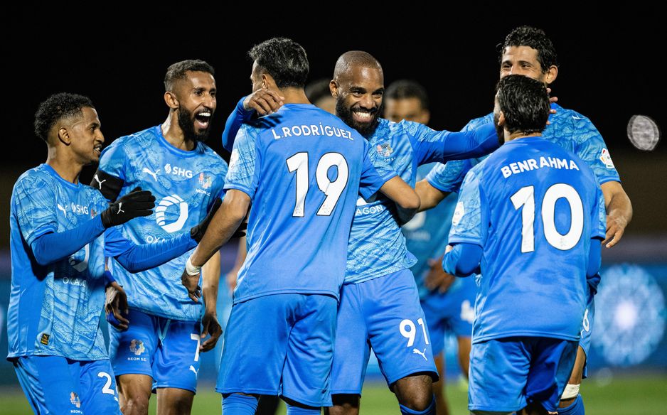 Alexandre Lacazette was back among the goals, and NEOM SC back to winning ways v Damac