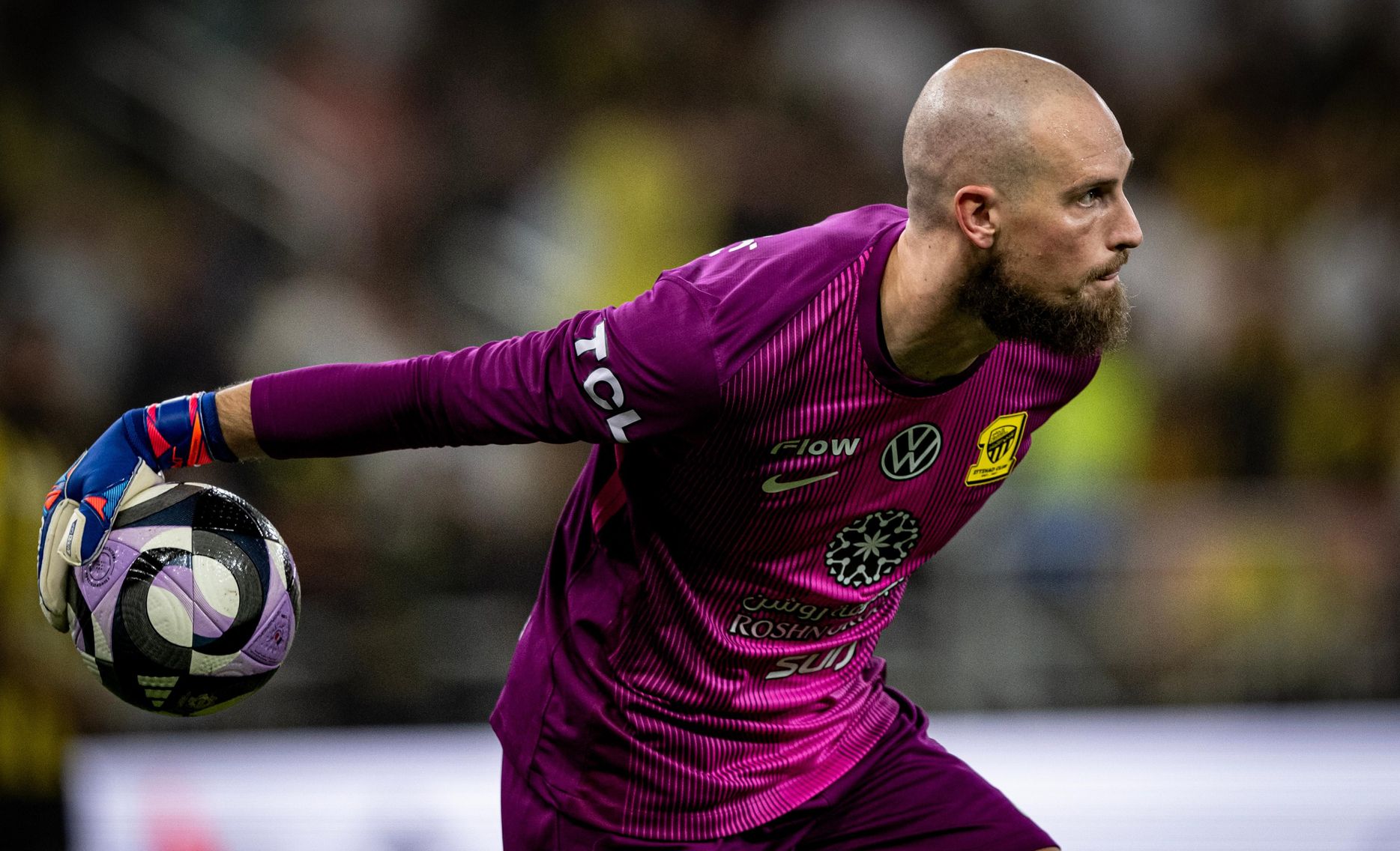Al Ittihad goalkeeper Predrag Rajkovic