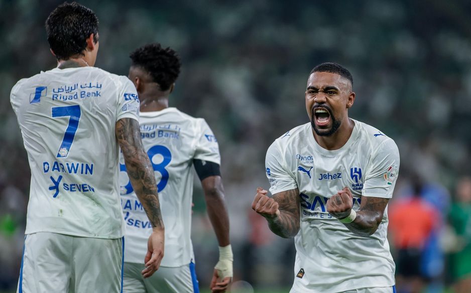 صنع نونيز الهدف الثاني في مباراة الأهلي والهلال وسجله اللاعب مالكوم