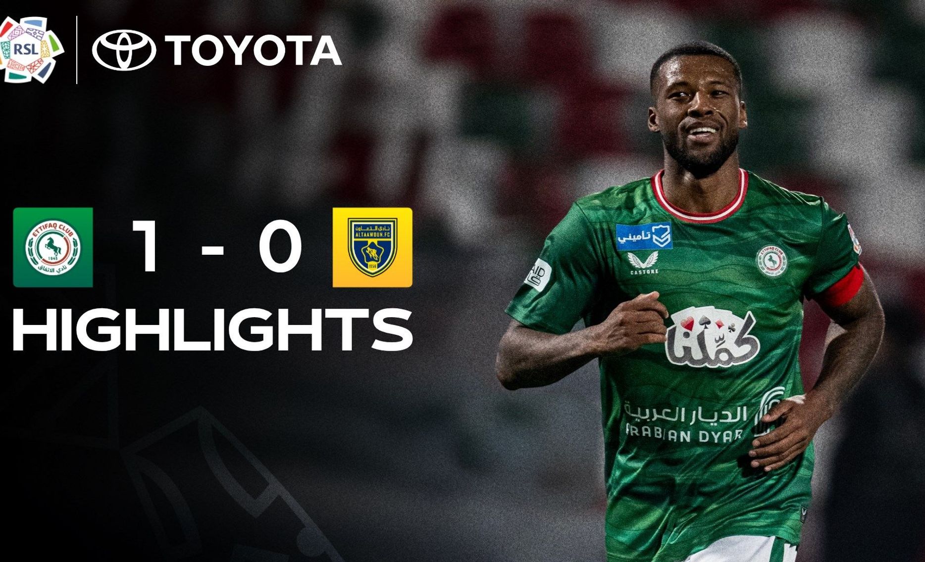 Al Ettifaq 1-0 Al Taawoun