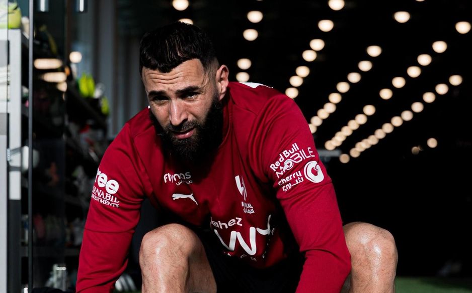Karim Benzema in first training at Al Hilal