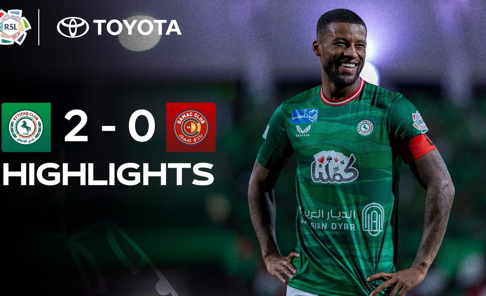 Al Ettifaq 2-0 Damac