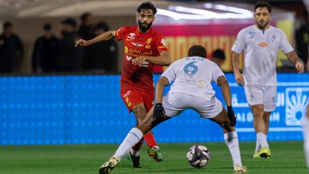 أبو الشامات في مباراته الـ 100 مع القادسية بجميع المسابقات