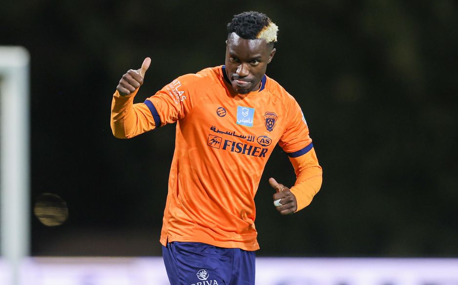 Al Fayha's Fashion Sakala, scoring again against Al Najmah, is on fire at the moment