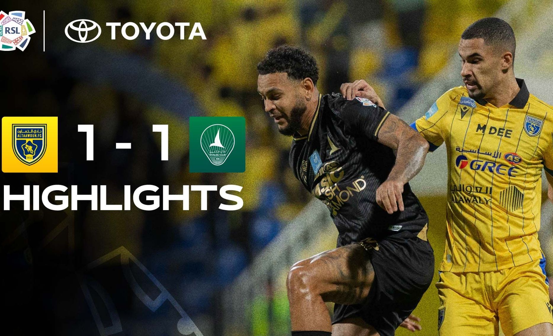 Al Taawoun 1-1 Al Khaleej