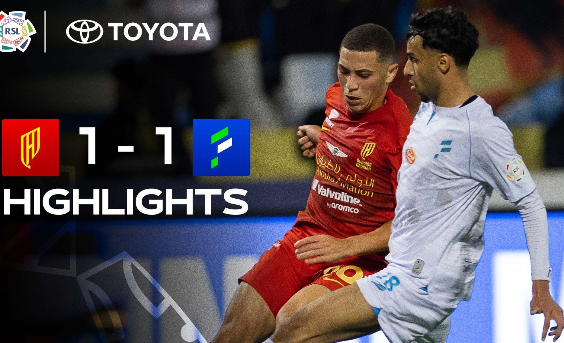 Al Qadsiah 1-1 Al Fateh