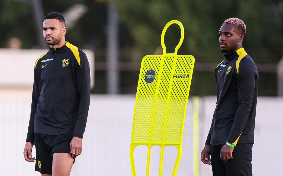 Joining from AS Monaco, George Ilenikhena (R) is part of a new strike-force at RSL champs Al Ittihad