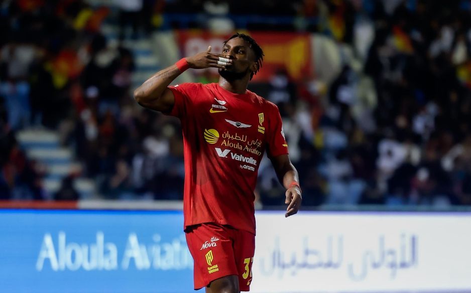 Al Qadsiah's Julian Quinones sits second in the 2025-26 scoring charts, behind Ivan Toney