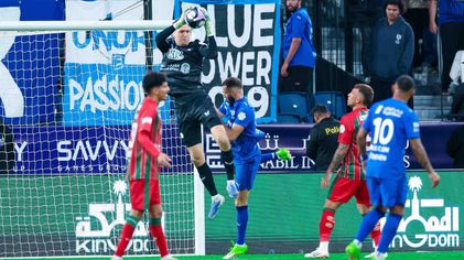 تصدى روداك لـ 7 تسديدات وأخفق مع كرتين أمام هجوم الهلال