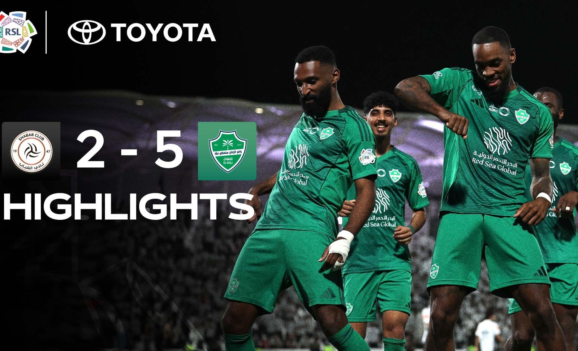 Al Shabab 2-5 Al Ahli