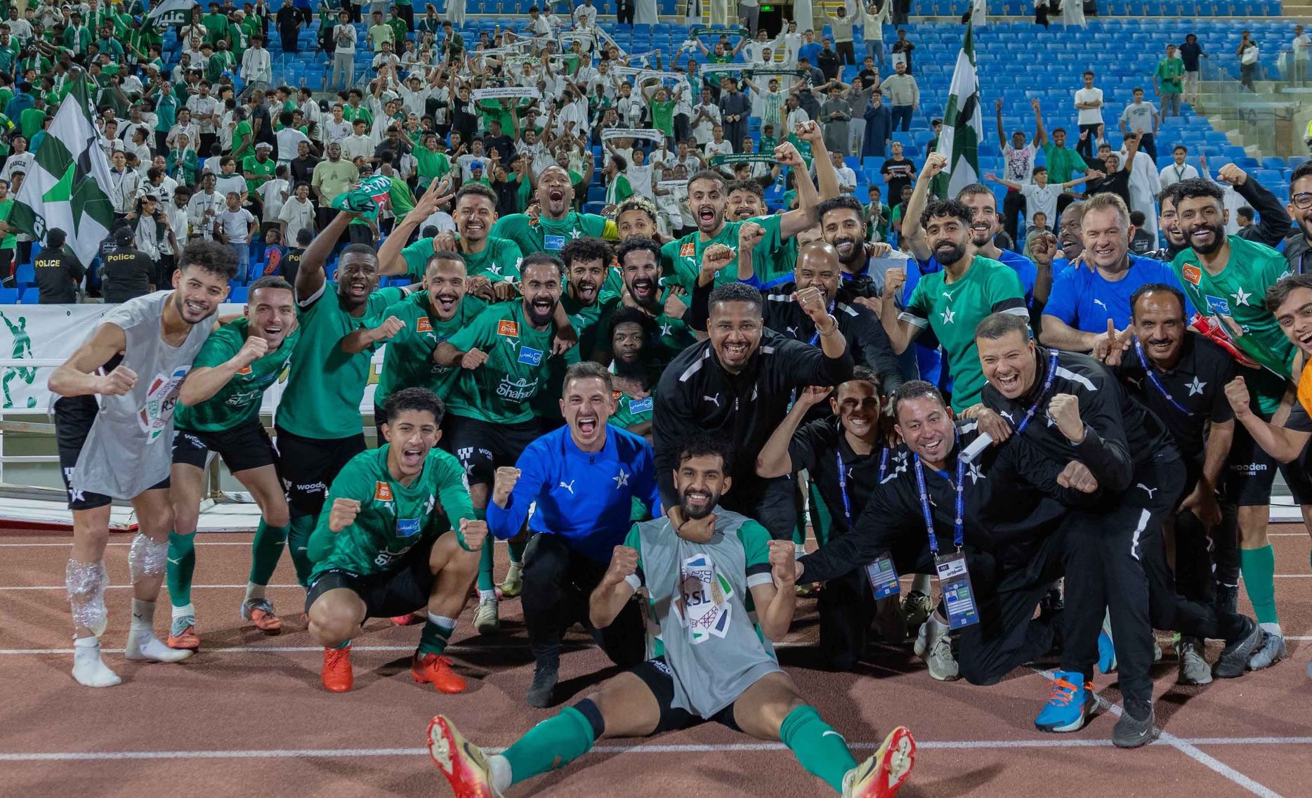 لقطة للذكرى بانتصار النجمة الأول في دوري روشن السعودي