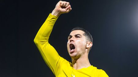 رونالدو يبتهج مع مشاركته في الانتصار السابع تواليًا